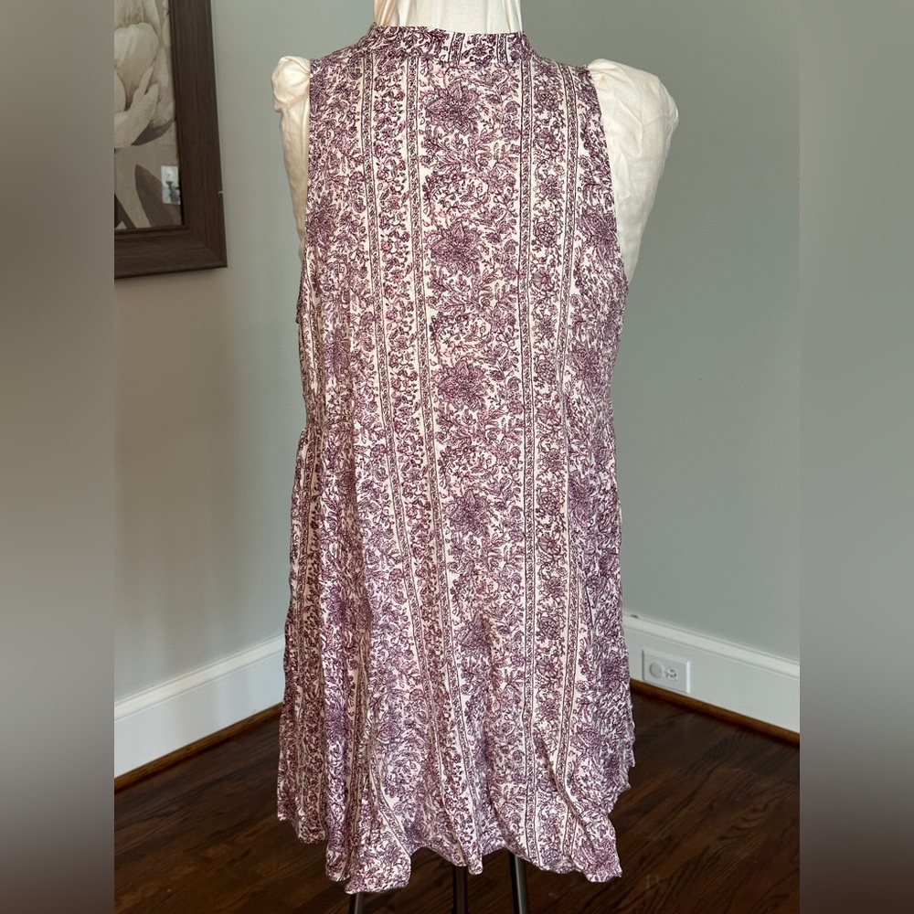 Addie Tunic Purple Floral size M
